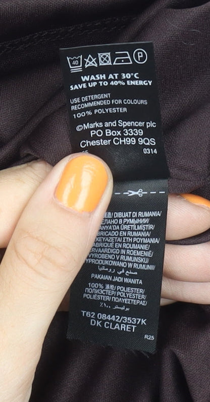 Marks and Spencer A-Line Brown Women's Skirt Size 12