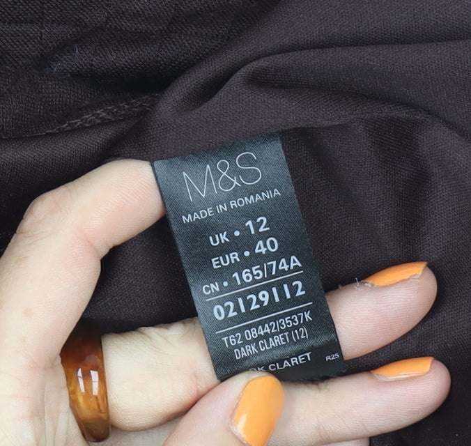 Marks and Spencer A-Line Brown Women's Skirt Size 12