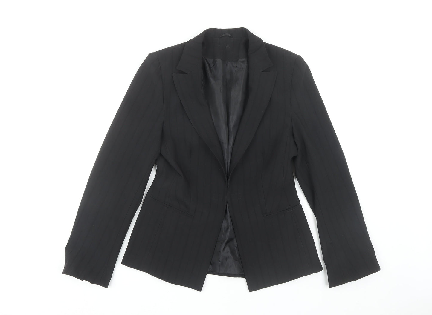 Womens UK Size 10 Bay Regular Black Blazer