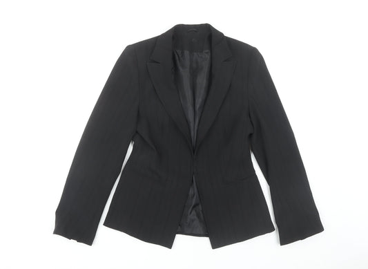Womens UK Size 10 Bay Regular Black Blazer