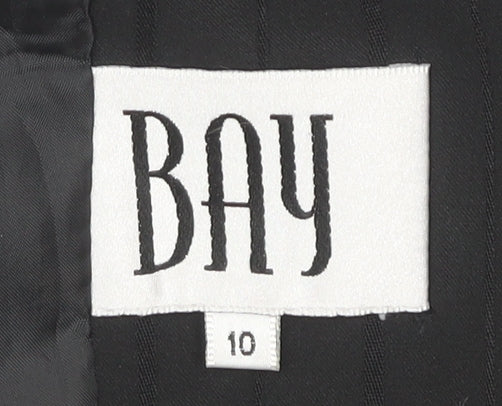 Womens UK Size 10 Bay Regular Black Blazer