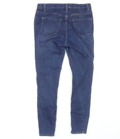 New Look Women's Blue Skinny Jeans Size 12