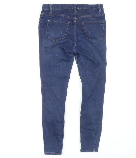 New Look Women's Blue Skinny Jeans Size 12