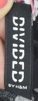 Womens UK Size 12 H&M Black  Button-Up