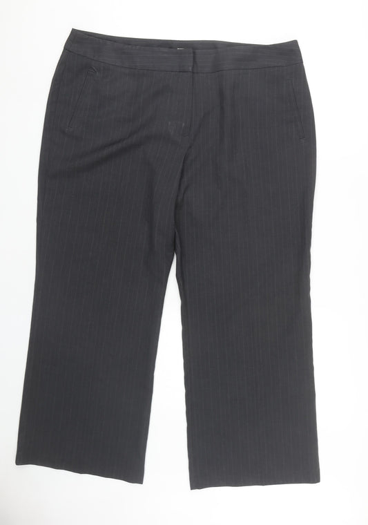 Womens UK Size 20 Marks and Spencer  Business Casual Black Trousers