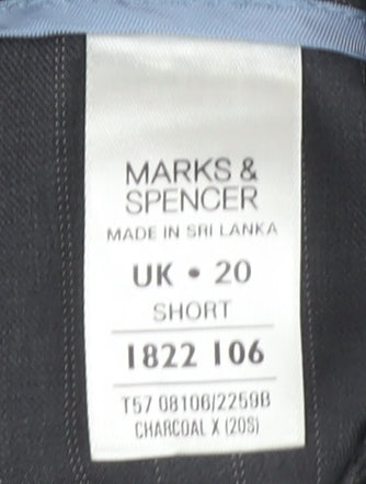 Womens UK Size 20 Marks and Spencer  Business Casual Black Trousers