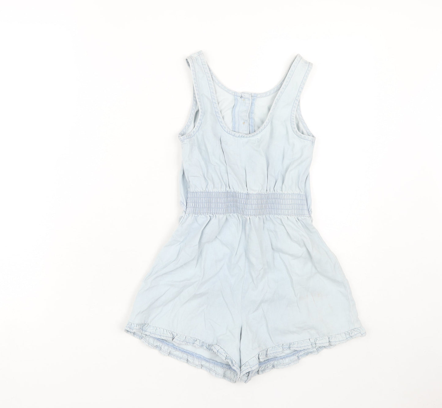 Next Girls Blue Playsuit, 6 Years, Sleeveless, Button Closure