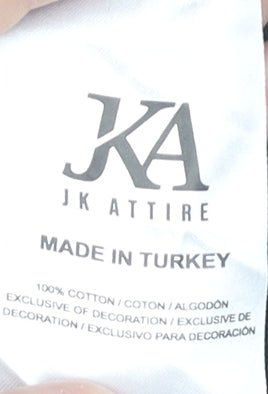 JK Attire Women's Black XS Cotton T-Shirt