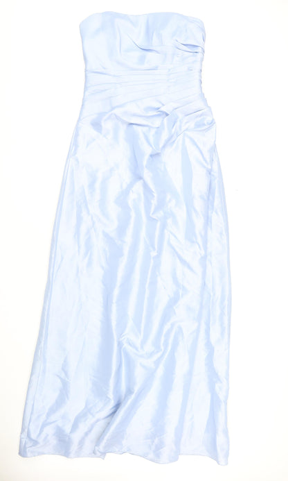 Forever Yours Women’s Blue Strapless Dress Size 10