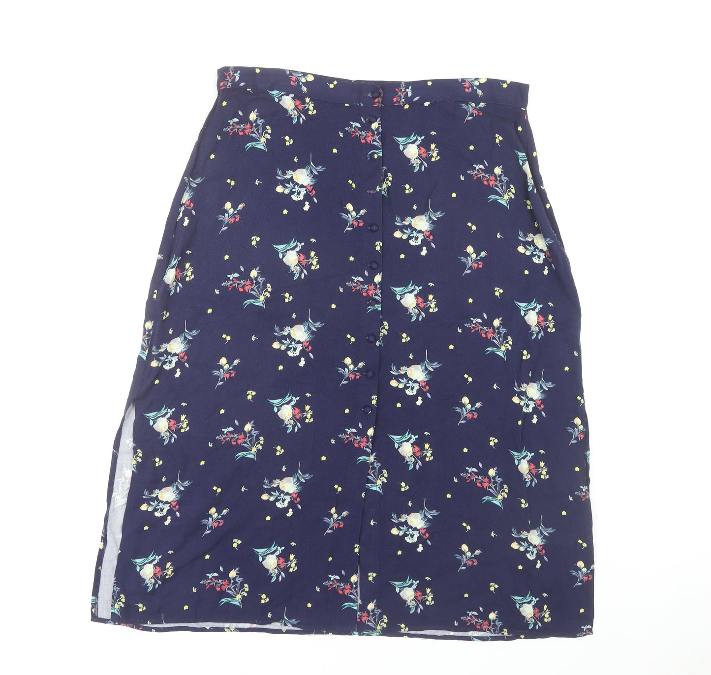 Oasis Women's Multicoloured Floral Skirt Size 14