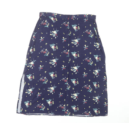 Oasis Women's Multicoloured Floral Skirt Size 14