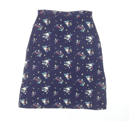Oasis Women's Multicoloured Floral Skirt Size 14