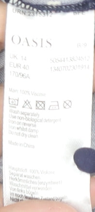 Oasis Women's Multicoloured Floral Skirt Size 14