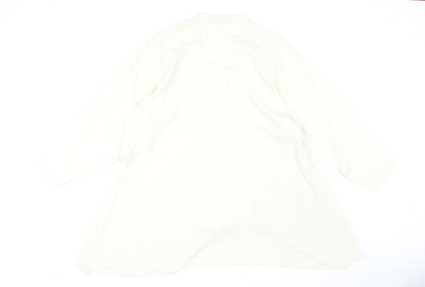 Julieann Heath Women's Ivory Long Coat