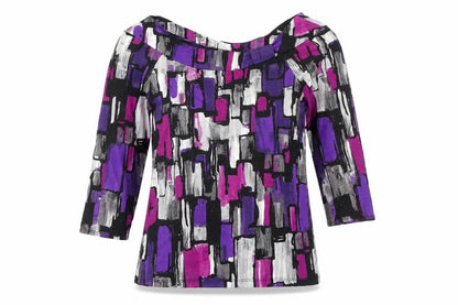 Womens UK Size 12 Wallis Multicoloured Basic Blouse