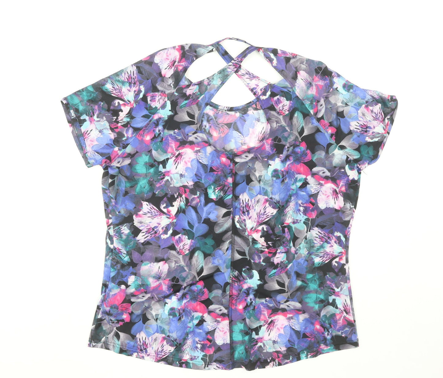 Marks and Spencer Women's Floral Activewear Top, Size 14