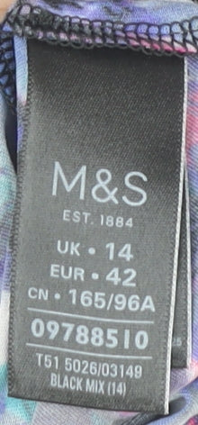 Marks and Spencer Women's Floral Activewear Top, Size 14