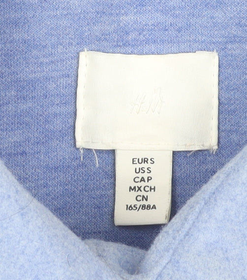 Mens UK Size XS H&M Blue Basic Jacket