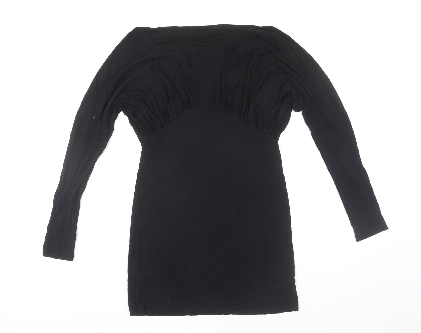 French Connection Women's Black Long Sleeve Dress, Size 14