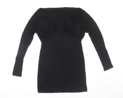 French Connection Women's Black Long Sleeve Dress, Size 14