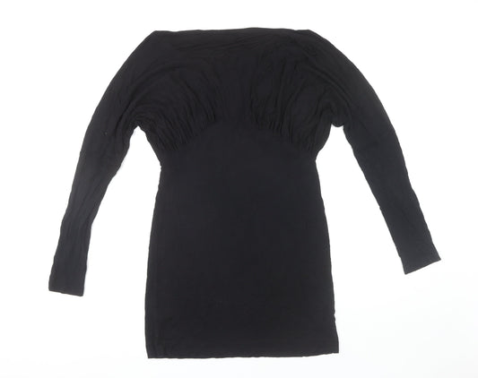 French Connection Women's Black Long Sleeve Dress, Size 14