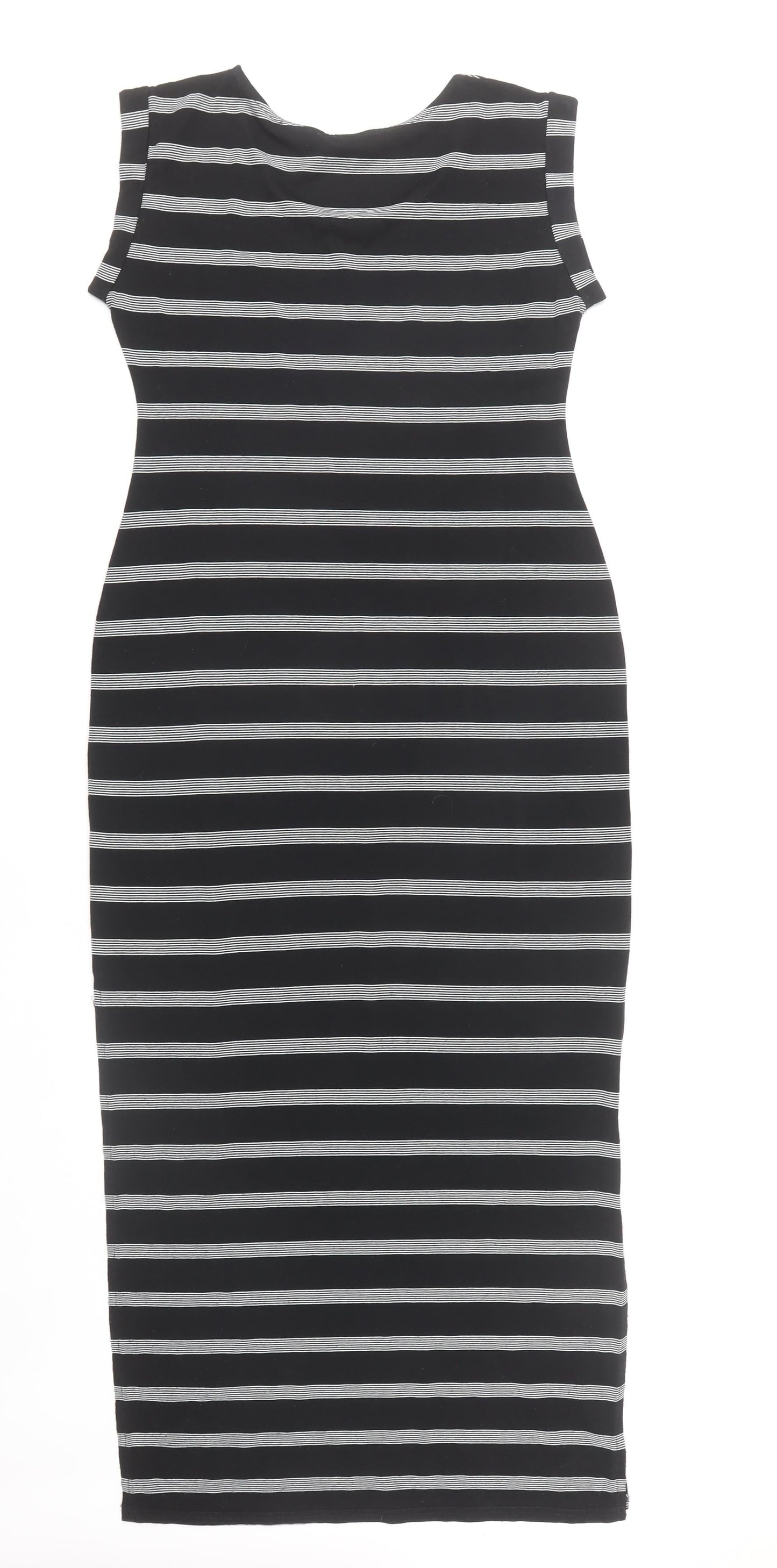 Dorothy Perkins Women's Black Striped Bodycon Dress