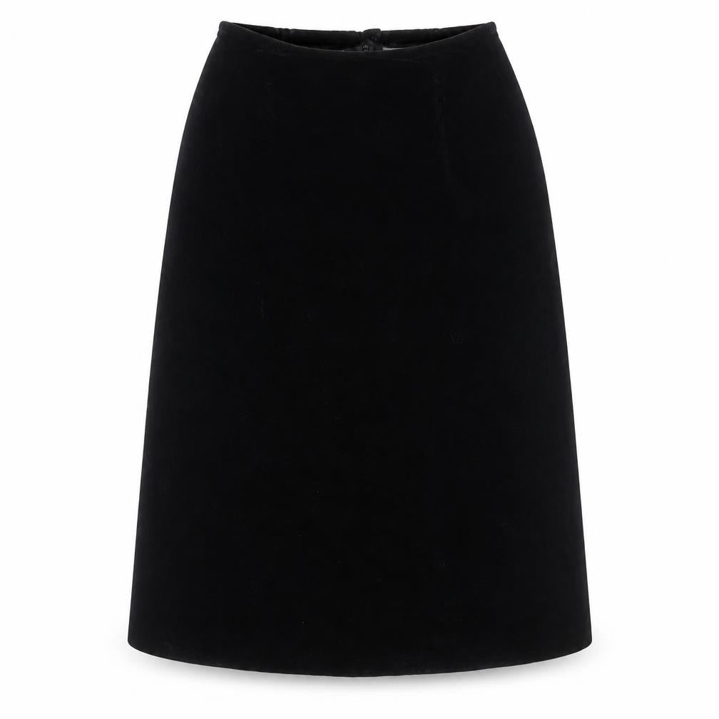 Womens UK Size 10 Talbots A-Line Velvet Skirt