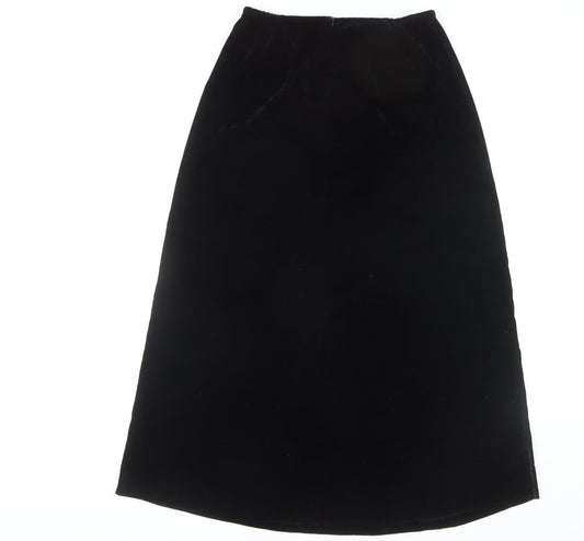 Womens UK Size 10 Talbots A-Line Velvet Skirt
