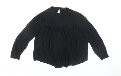 Womens UK Size 18 Marks and Spencer Black  Blouse