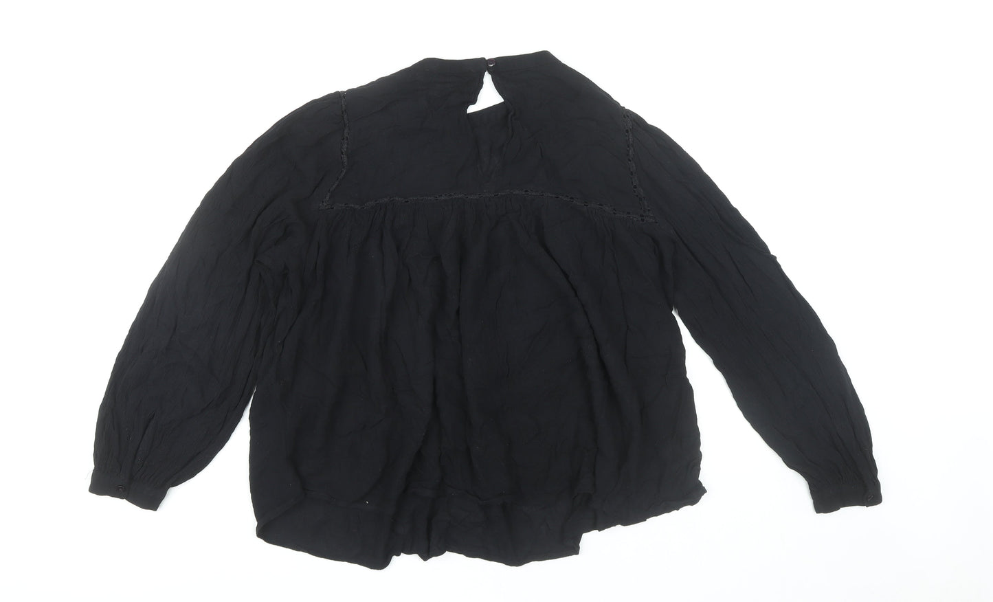 Womens UK Size 18 Marks and Spencer Black  Blouse