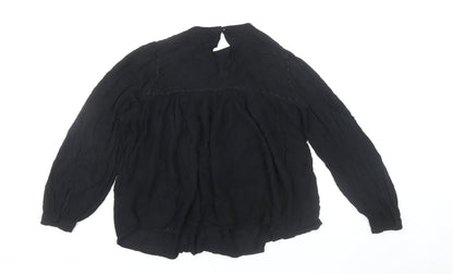 Womens UK Size 18 Marks and Spencer Black  Blouse