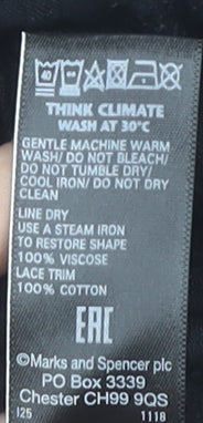 Womens UK Size 18 Marks and Spencer Black  Blouse