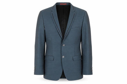 Mens UK Size 38 Lambretta Regular Blue Suit Jacket