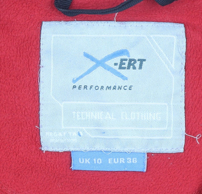 X-ERT Women's Red Fleece Jacket, Size 10, Casual Wear