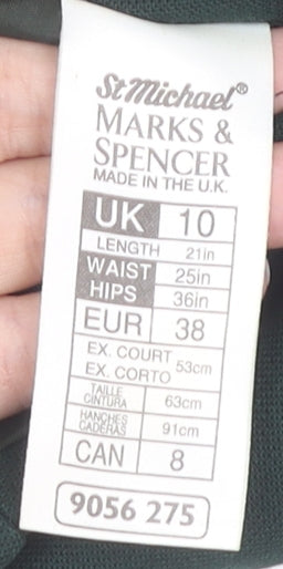 Marks and Spencer Women's Green Knee Length Pencil Skirt