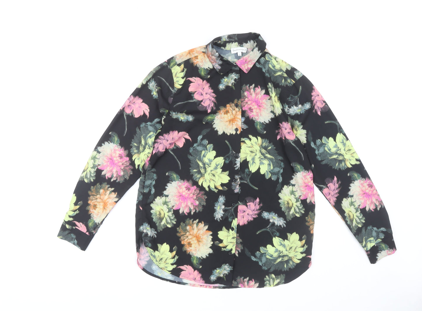 Womens UK Size 10 Warehouse Multicoloured  Button-Up