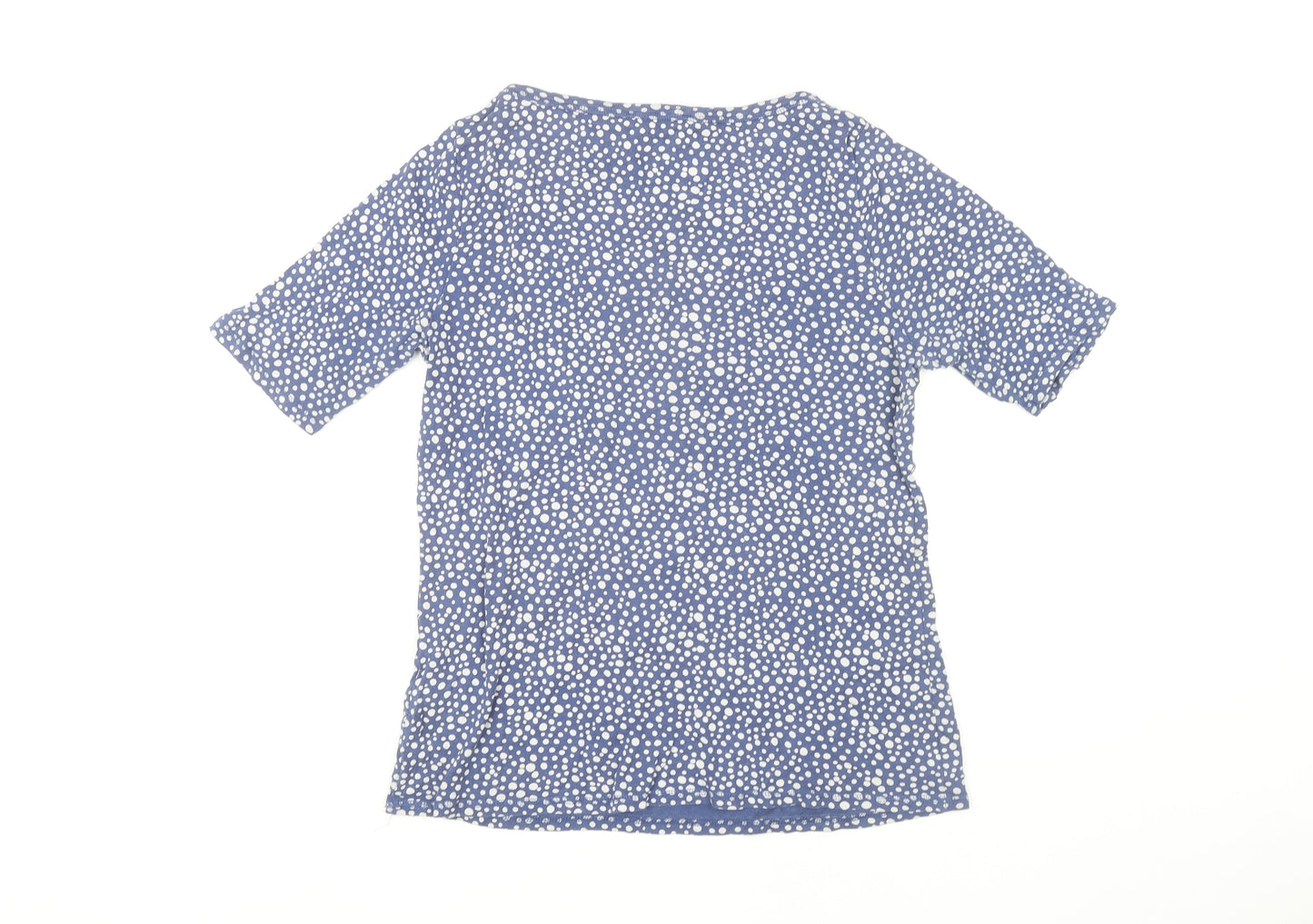Womens UK Size 14 Marks and Spencer Blue Basic T-Shirt
