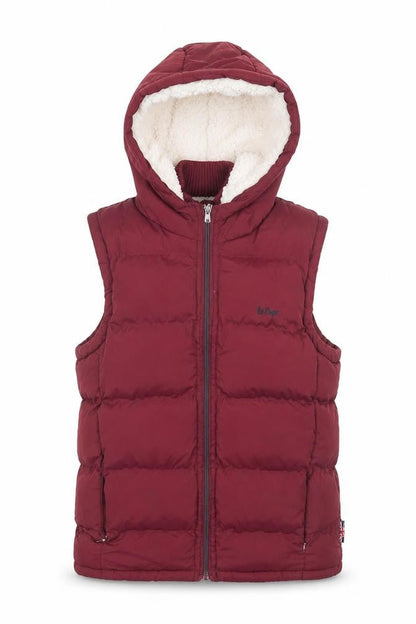 Womens UK Size 10 Lee Cooper Red Puffer Jacket