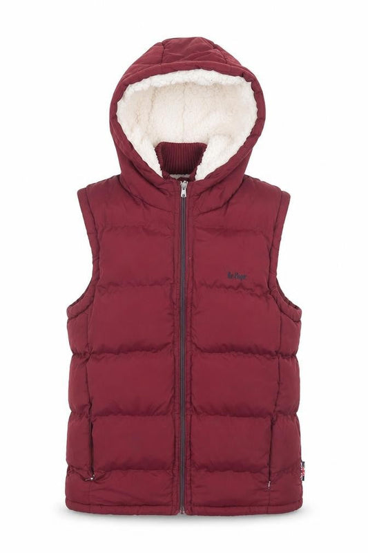 Womens UK Size 10 Lee Cooper Red Puffer Jacket
