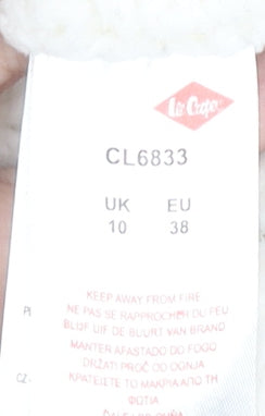 Womens UK Size 10 Lee Cooper Red Puffer Jacket
