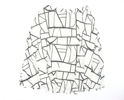 Marks and Spencer Women's Geometric Pleated Skirt, Size 18