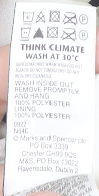 Marks and Spencer Women's Geometric Pleated Skirt, Size 18