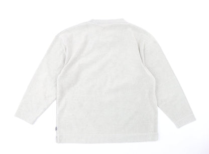 Freespirit Men's Ivory Knit Pullover Sweatshirt M