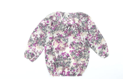 Womens UK Size 8 Marks and Spencer Multicoloured  Blouse