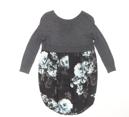 Womens UK Size 6 River Island Multicoloured Basic Blouse