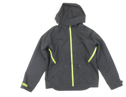 Teens UK Size S DECATHLON Grey Rain Coat
