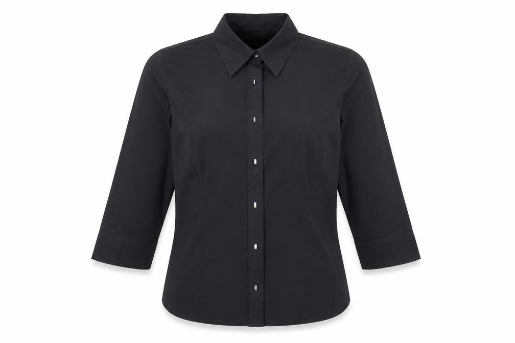 Womens UK Size 14 Etam Black  Button-Up