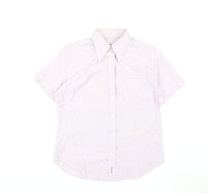 Ben Sherman Women's Pink Button-Up Shirt Size 12