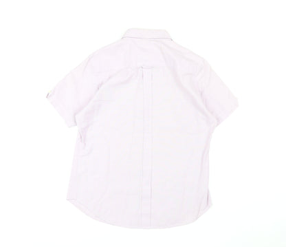 Ben Sherman Women's Pink Button-Up Shirt Size 12