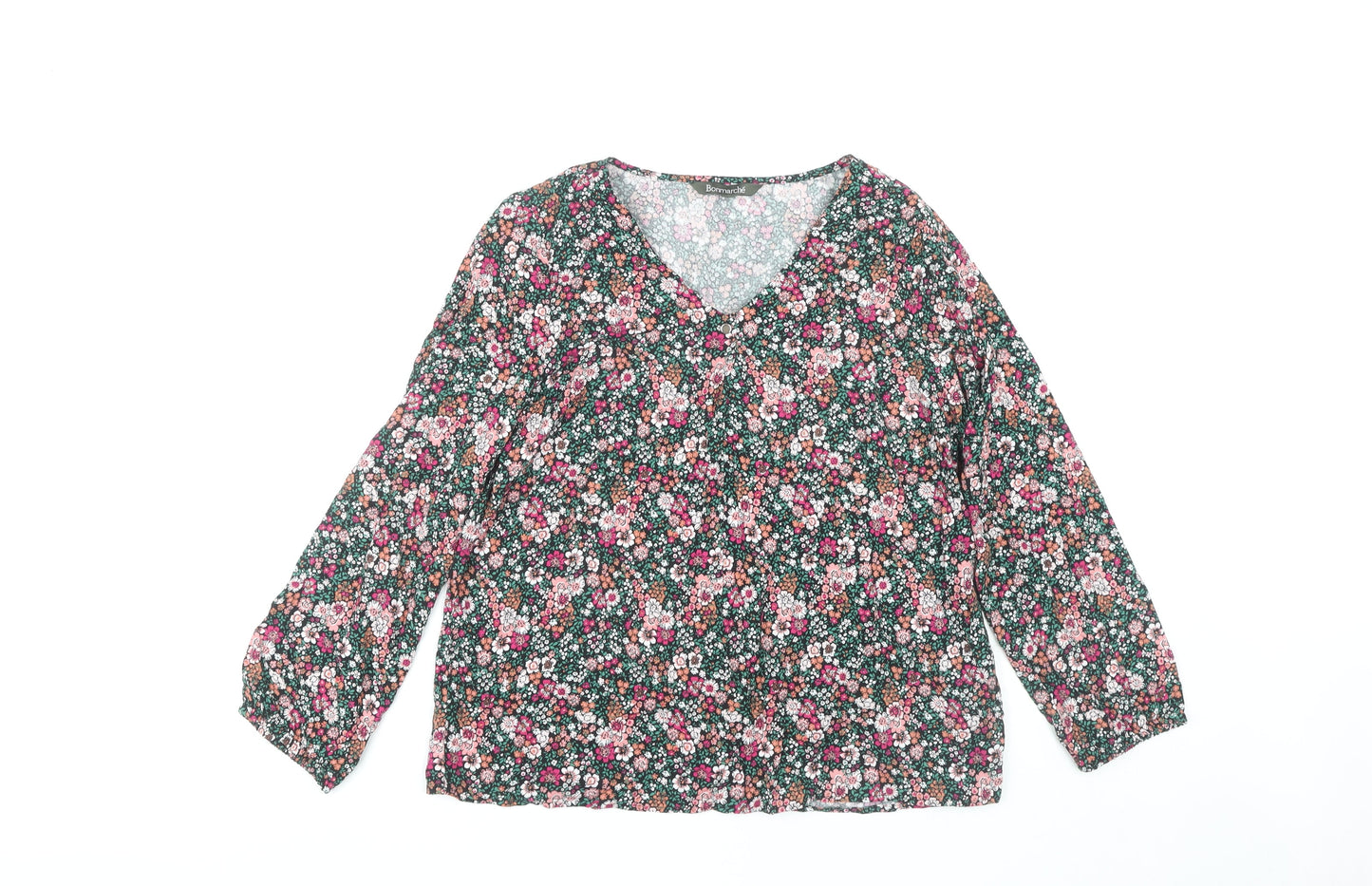 Bonmarché Women’s Floral Viscose Top, UK Size 12